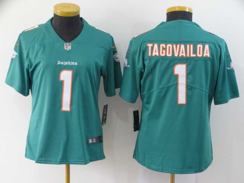 Women Nike Dolphins 1 Tua Tagovailoa Aqua 2020 NFL Draft First Round Pick Vapor Untouchable Limited Jersey,We sell and wholesale Women Nike Dolphins 1 Tua Tagovailoa Aqua 2020 NFL Draft First Round Pick Vapor Untouchable Limited Jersey on line form chian!